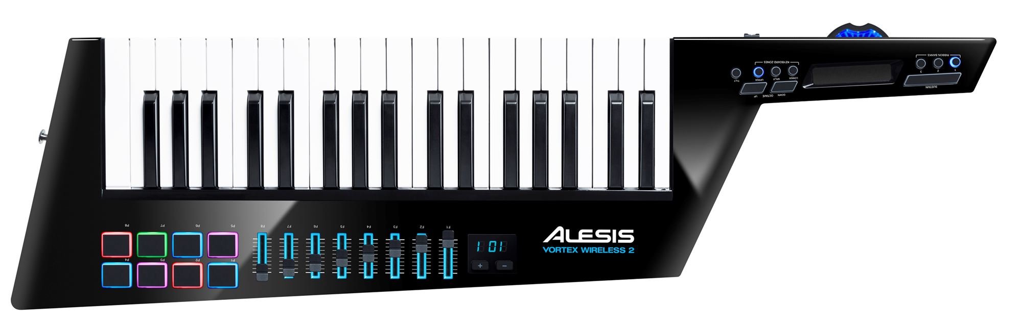 Alesis Vortex Wireless 2 Keytar with Faders | American Musical Supply